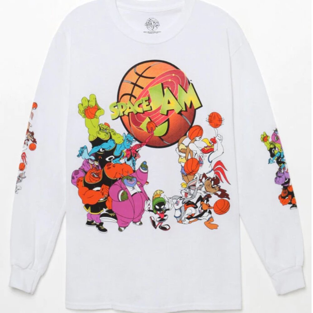 PacSun Space Jam Graphic Long Sleeve Tee